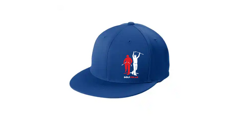 Freedom Drop - Golf Polar Flat Bill Performance Hat (Embroidered)