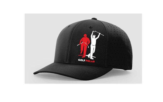 Golf Polar Curved Bill Hat (Embroidered)
