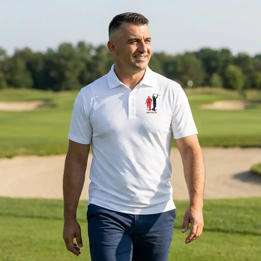 Golf Polar Performance Polo - Light Colors (Embroidered)
