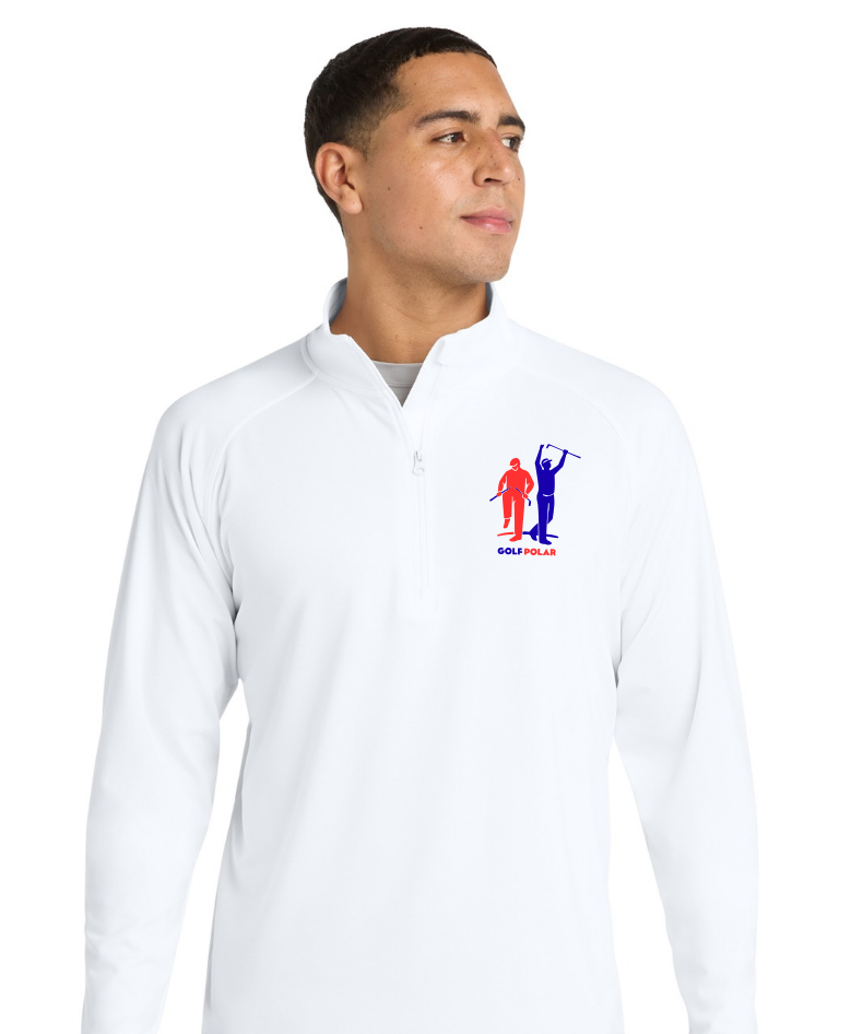 Golf Polar Performance Quarter‑Zip (Embroidered)